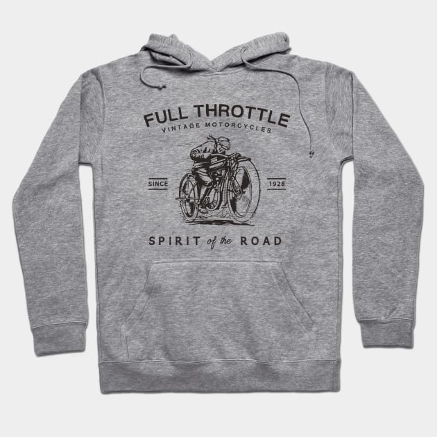 Full Throttle Hoodie by Kingrocker Clothing